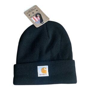 Carhartt Knit Watch Beanie Hat Black Unisex One Size NWT